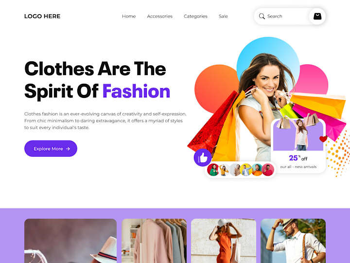 Cover image for E-Commerce Website UI Design