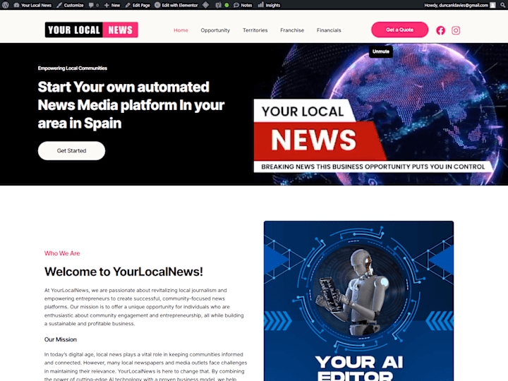 Cover image for Your Local News - AI-Powered News Service