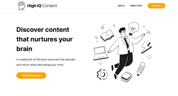 Cover image for Discover High IQ Content