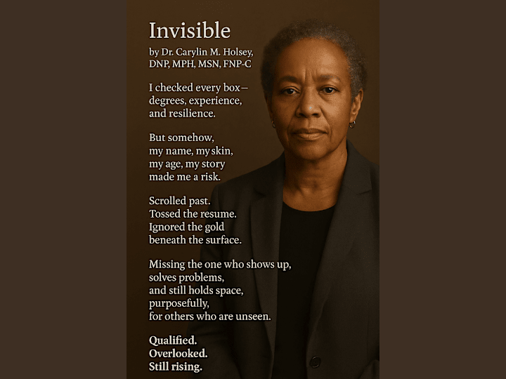 Cover image for Invisible – A Poem