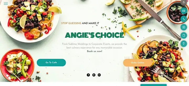 Cover image for Angie's Choice Catering Website Redesign and CRM Integration