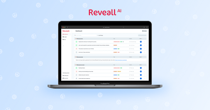 Cover image for Reveall AI: Empowering Product Teams with AI-Powered Data Analy…