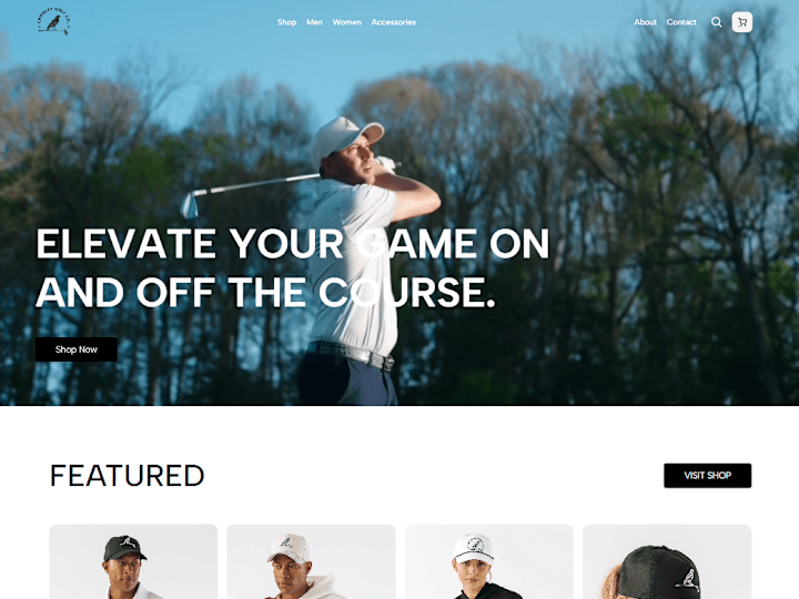 Cover image for Crowley Golf Co Ecommerce Site Development