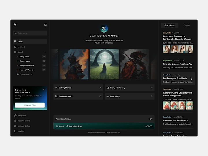 Cover image for Multipurpose AI Chat Platform