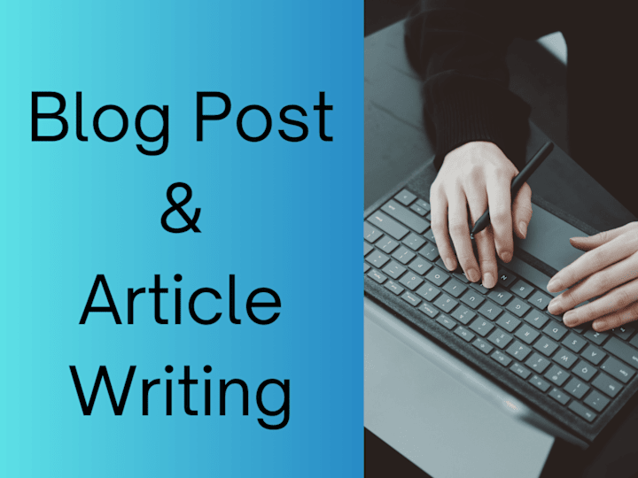 Cover image for I will Write Blog Posts & Article for your Social Media