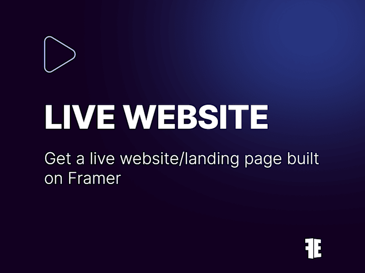 Cover image for Framer Live Website