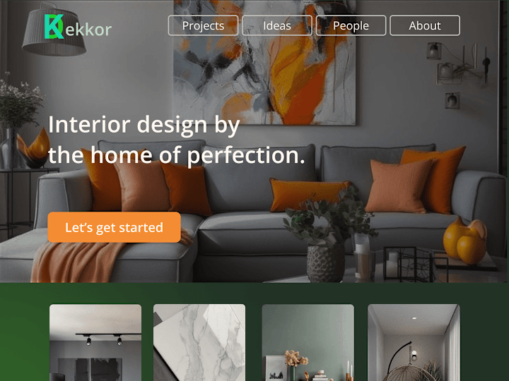 Cover image for Dekkor-interior decor website.