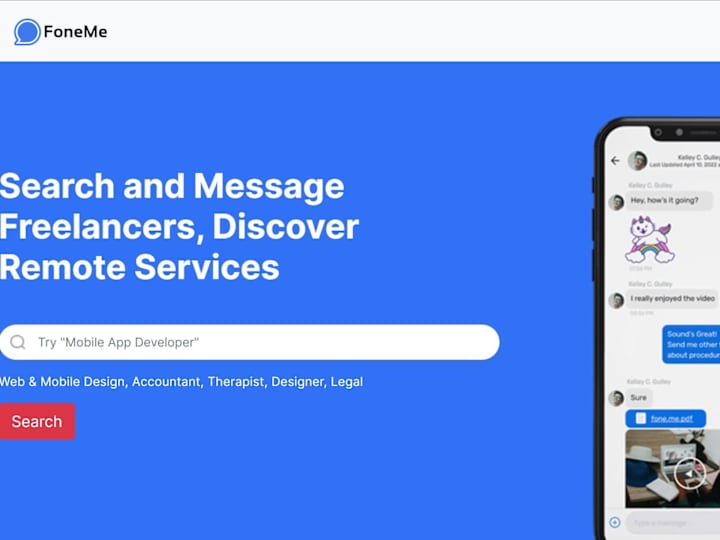 Cover image for User-Centric Web and Mobile Application for Freelancers 