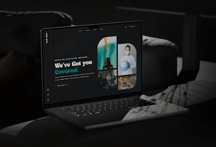 Cover image for Medi+Made - Landing Page Design