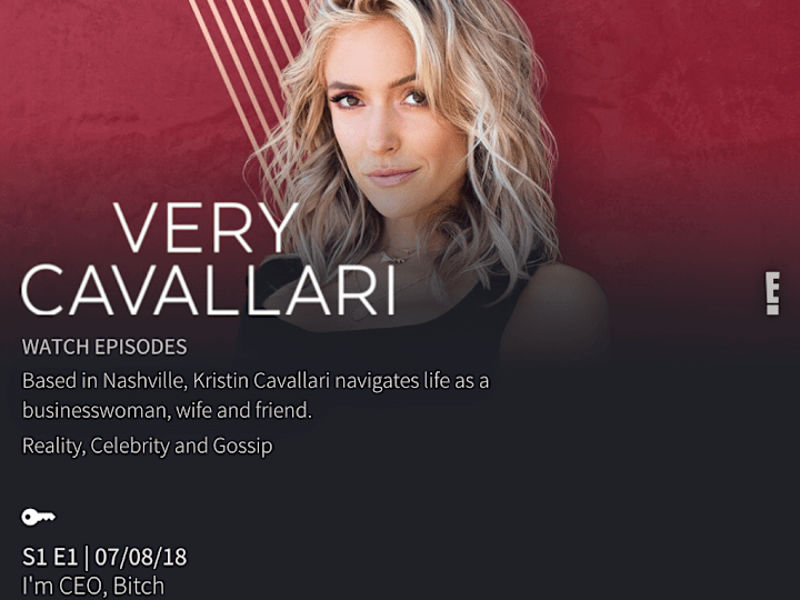 Cover image for Pitch Deck Creator/Content Creator - Very Cavallari on E!