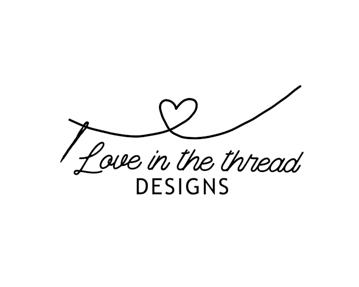 Cover image for Love in the thread design logo and mockups :: Behance