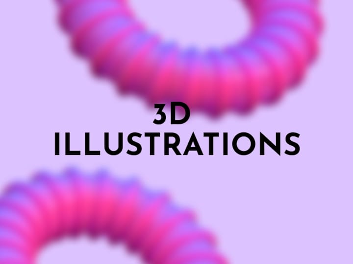 Cover image for 3D Illustrations