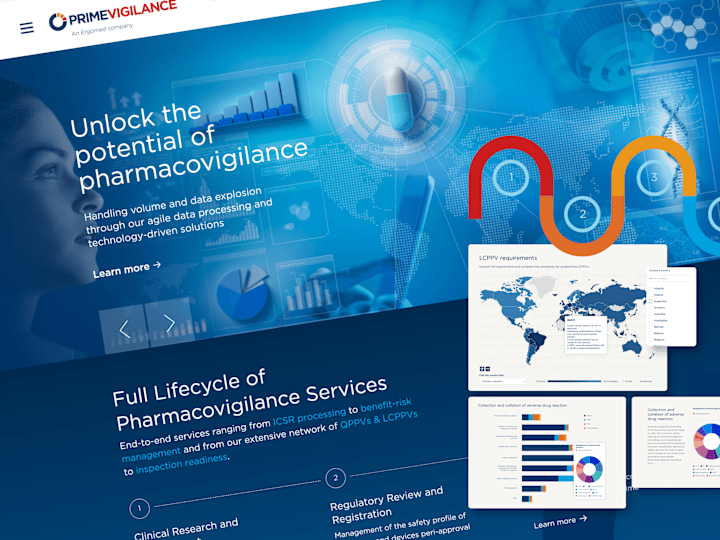 Cover image for PrimeVigilance Website and Interactive Graphics