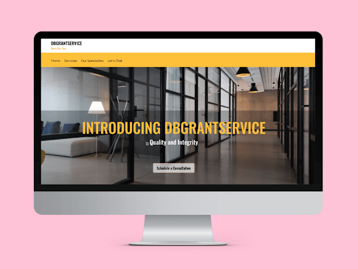 Cover image for Website Design | DBGRANTSERVICE 