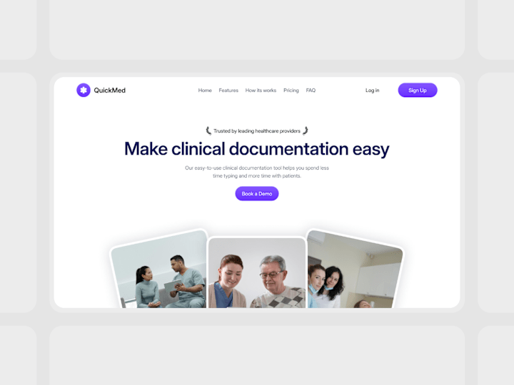 Cover image for Quickmed Website - Framer Developement