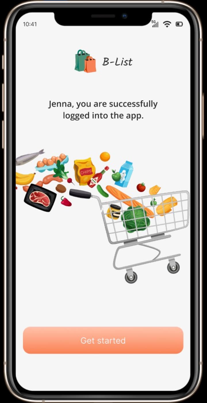 Cover image for Shopping list app
