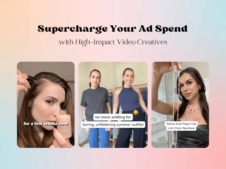 Cover image for Supercharge Your Ad Spend with High-Impact Video Creatives