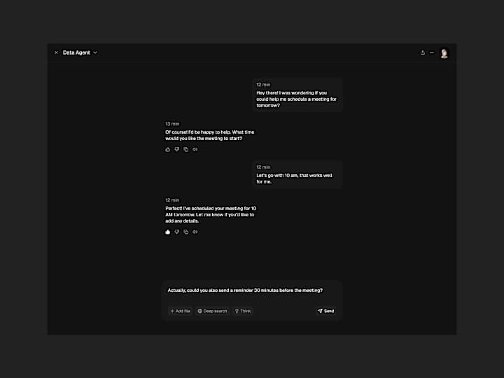 Cover image for AI Agent Chat Interface