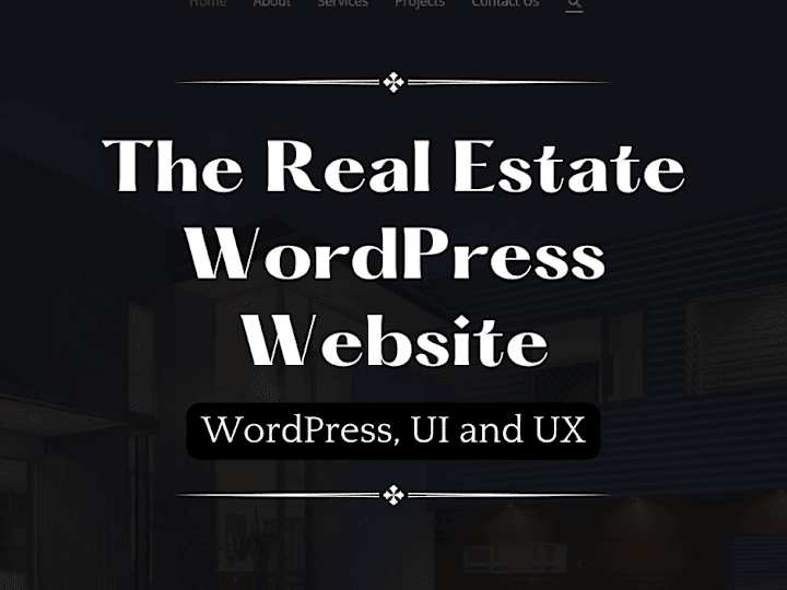 Cover image for Built a Real Estate Agency Website in WordPress