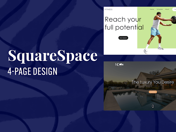 Cover image for Squarespace 4-Page Site