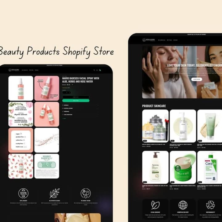 Cover image for Beauty and Skin Product's Shopify Store