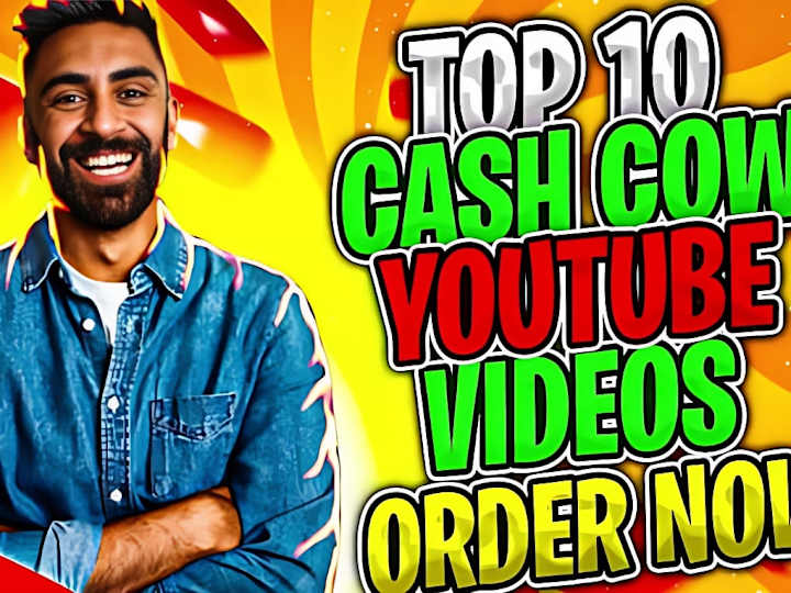 Cover image for Top 10 faceless cash cow videos, Video editing for YouTube 