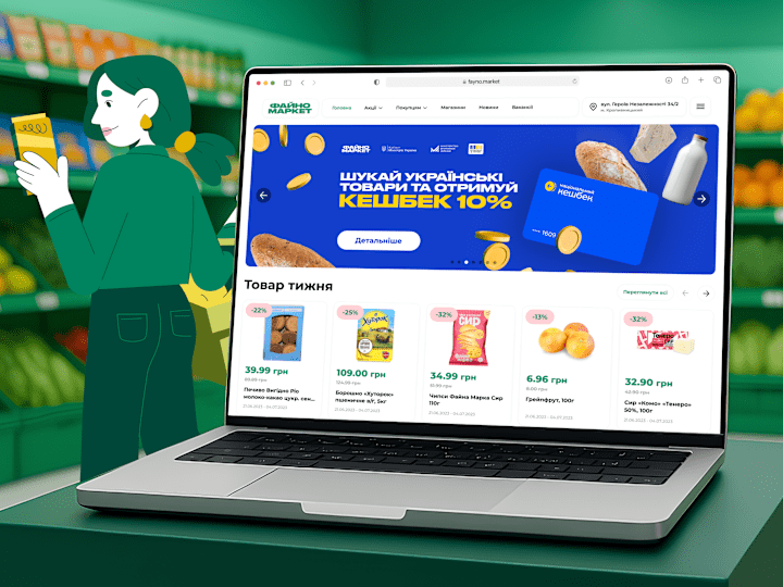 Cover image for Fayno Market – Website Redesign