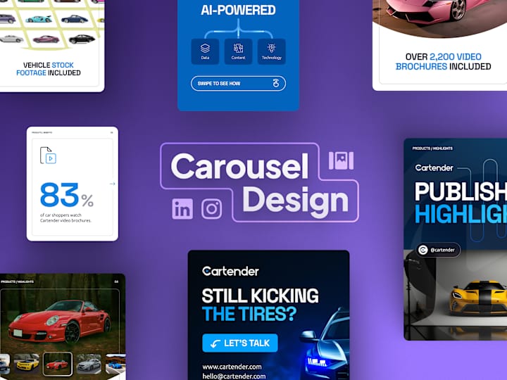 Cover image for Carousel Design for a B2B SaaS Brand