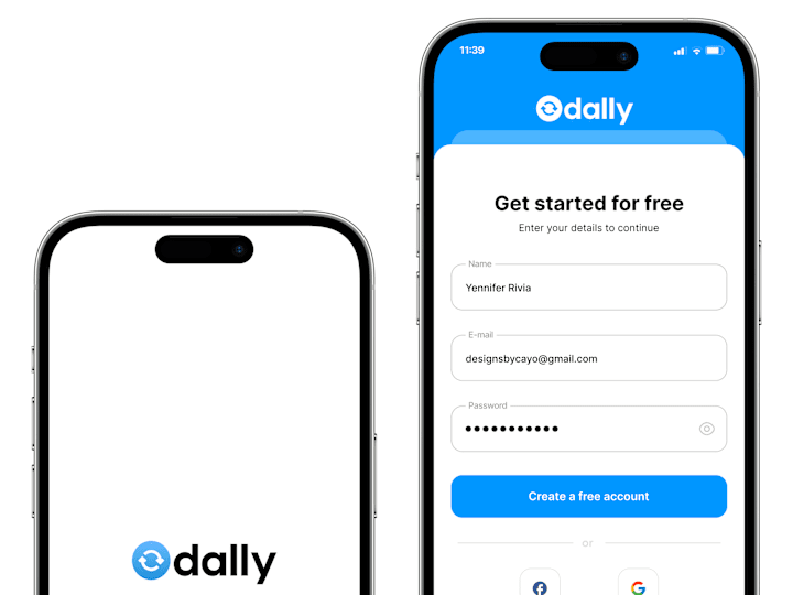 Cover image for  Odally - Mobile App Design