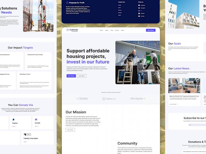 Cover image for Purpose for Profit: 20-Hour Website Redesign