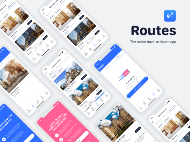 Cover image for UI/UX design for travel app 