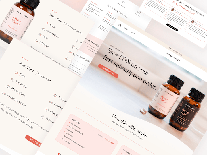 Cover image for Vegan-Friendly Products Platform Landing Page UI/UX Design 🌱🛍️