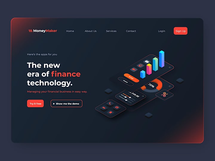 Cover image for Landing Page UI design of websites