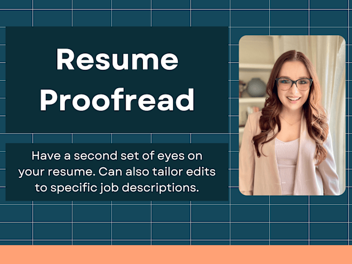 Cover image for 👀 Edit & Proofread Your Resume | tailor to your ideal job