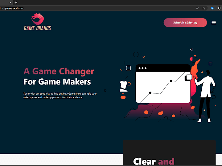 Cover image for Game Brands Website