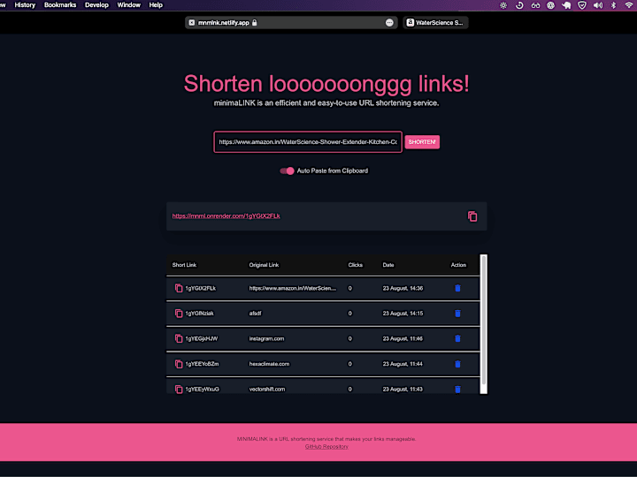 Cover image for minimaLINK