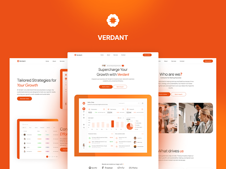 Cover image for Verdant: A SAAS/Startup website 