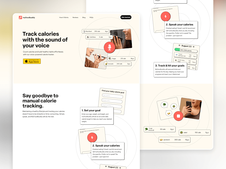 Cover image for Myfoodbuddy - Website Design and Webflow Development