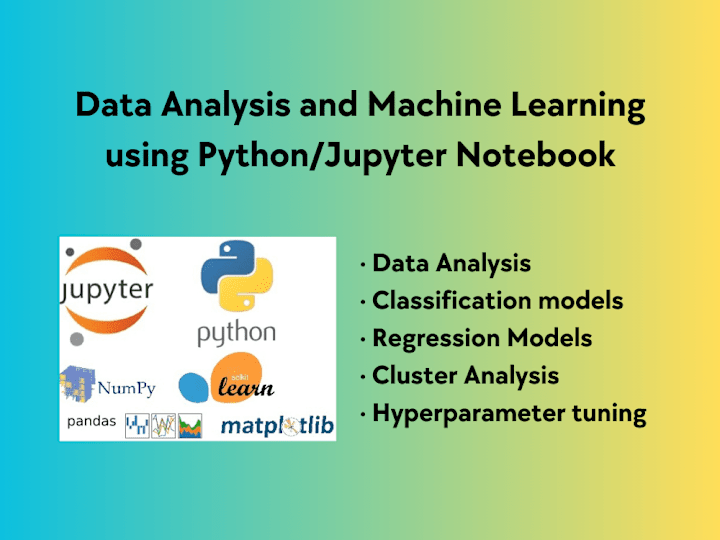 Cover image for Machine Learning using Python