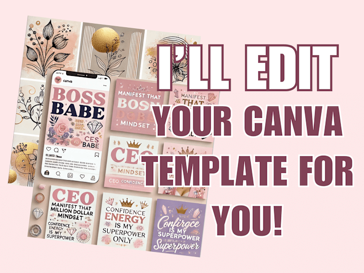 Cover image for Monthly Canva Template Editing and Customization