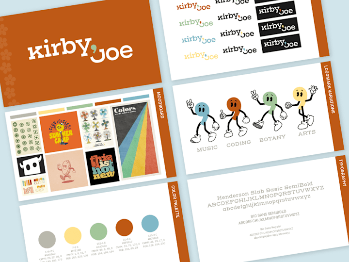 Cover image for Brand Identity Design and Website Design - Kirby Joe