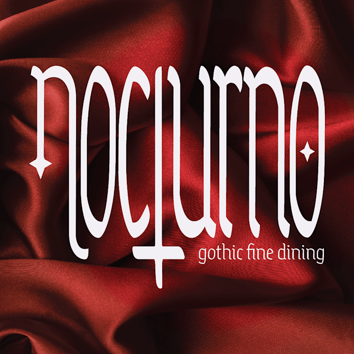 Cover image for nocturno - a gothic-themed fine dining experience