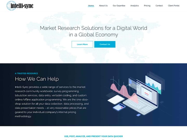 Cover image for WordPress Website: Market Research Company