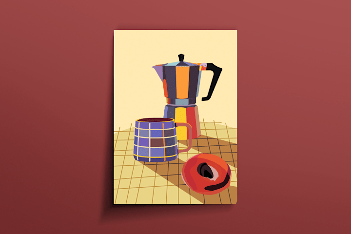 Cover image for Café Poster Illustration