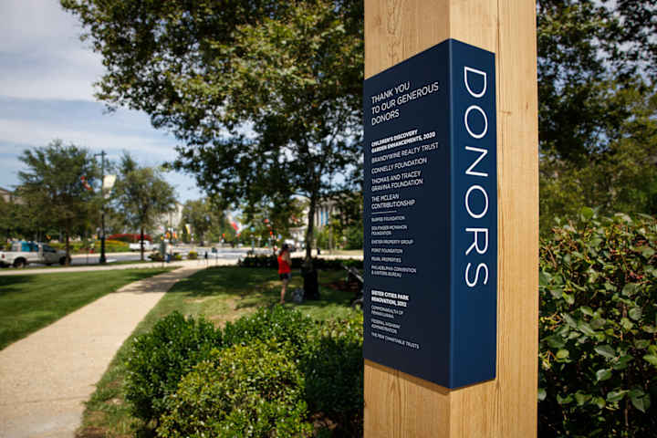 Cover image for Discovery Garden Donor Signage