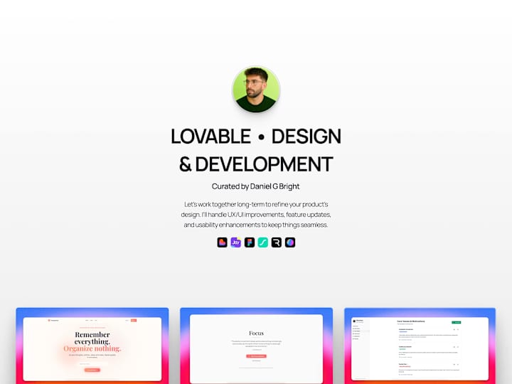 Cover image for Lovable • Design & Development