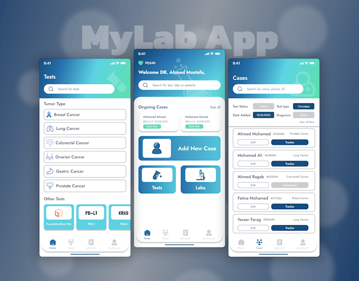 Cover image for MyLab App - Figma UI UX Design