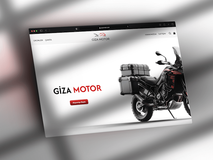 Cover image for E-commerce Motorcycle Accessories Website Design