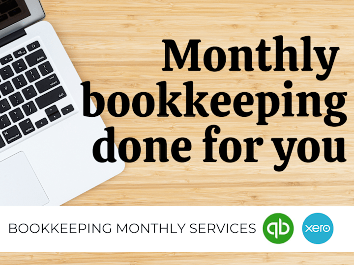 Cover image for Monthly Bookkeeping Service 