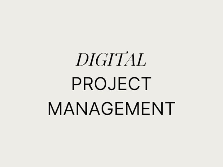 Cover image for Digital Project Management